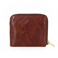 Short Wallet Male Genuine Leather Luxury Wrinkled Credit Card Purses