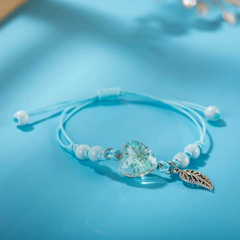 Hand-knitted Bracelet DIY Handmade Gift Jewelry For Women