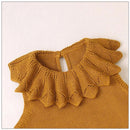 Kids Autumn Spring Sweater Knitted Baby Boy Girl Winter Knitted Rompers Soild Infant Newborn Winter Pullovers Infant Winter Tops