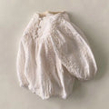 Newborn Baby Girls Casual Clothes Autumn Bodysuit Toddler Girls Cotton Embroidered Jumpsuit