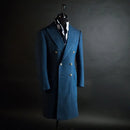 Woolen Overcoat Autumn Winter Men Mid-Length Solid Thicken Jacket