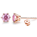 Stud Earrings Ideal Cut Lab Created Diamond Plating Earrings for Women