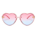 Kids Heart Shaped UV400 Protection for Toddler Girls Boys