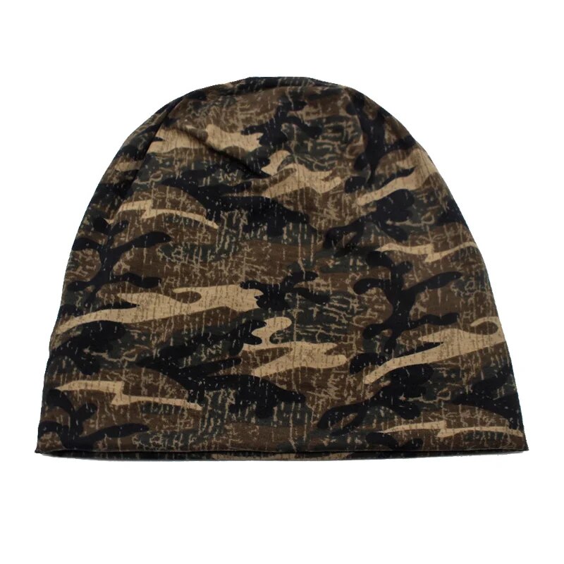 Autumn Women Skullies Beanies Hats for Men Winter Knitted Hat Cap Gorro Camouflage Unisex Skull Balaclava Warm Bonnet Beanie Cap