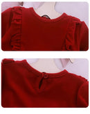 Infant Bodysuit Autumn Winter Newborn Clothes Cotton Baby Girls Bodysuit Long-sleeved Solid Color Girls Birthday Jumpsuit