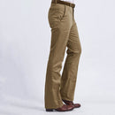 Men Casual FIared pants Slim-fit non-scalding White trousers Male pants wide-leg pants