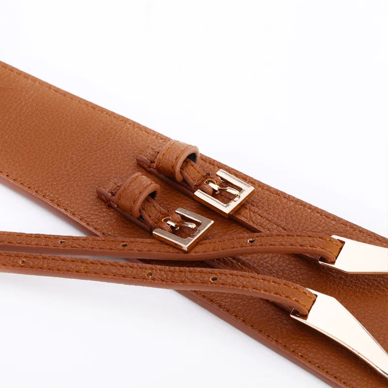 Women Belt for Dress for Blazer Solid Leather Accessories