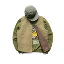 Retro Thick Fleece Vest Sherpa Jacket Men Vest American