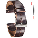 Genuine Leather Watch Bands Quick Release Strap For Men