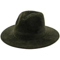 Green fedora hat on a white background, Obroi