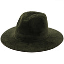 Green fedora hat on a white background, Obroi