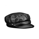 Military Hat Sailor Hats Black Ladies Beret Caps Flat Top Captain Cap Travel Cadet