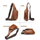 Genuine Leather Men's Shoulder Bag Men's Messenger Bag Small Crossbody Bags