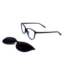 Red Cat Eye Glasses With Magnetic Clip On Sunglasses Women Polarized Glasses Trendy Eyeglasses Frame For Beauty 53mm