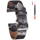 Genuine Leather Watch Bands Quick Release Strap For Men
