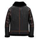 Slim Short Natural Fur Shearling Jacket Men Winter Warm Thicken Real Fur Coats