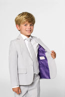 Boys Suits Notched Lapel One Button Formal Children Suit Jacket
