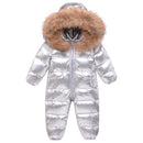 Winter Warm Kids Down Coat Thicken Waterproof Snowsuit Infant Jumpsuit Parka Baby Girl Boys Romper