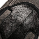 Men's Fur Hat Winter Male Real Leather Fur One Warm Beret Elderly Handmade Plaid Retro