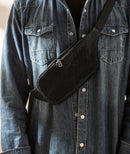 Chest Bag Men Genuine Leather Luxury Handmade Male Storage Crossbody Shoulder Handbag