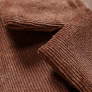 Men's Corduroy Casual Business Suit Coat Male Dress Blazers Jacket