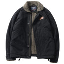 Winter Men's Wool Fleece Jacket Casual Cotton Bomber Coat Khaki Thermal Warm Windbreaker for Male