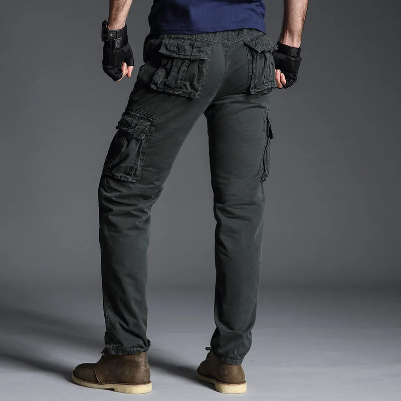 Men Cargo Pants Spring Autumn Casual Men Trousers Men Long Pants Military