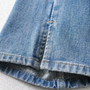 Women Streetwear Straight Jean Femme Denim Pants