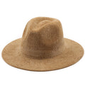 Beige fedora hat on a white background, Obroi