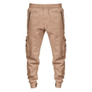 Autumn Cargo Pants Men Casual Pants Slim Legs Outdoor Running with Multiple Pockets Sweatpants