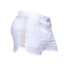 Summer Breathable Quick Drying Elastic Mesh Shorts European and American Fitness Training Sprint Six Shorts Men