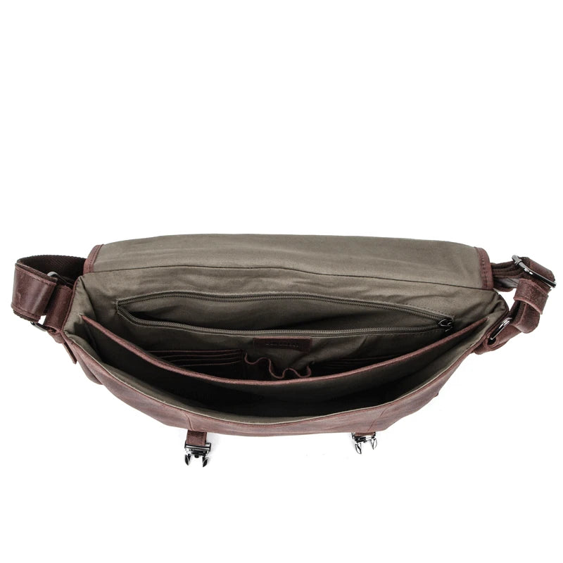 Men's Leather Bag Briefcase Office Bags for 15'' Laptop Men Bag Genuine Leather Laptop Bags Male Totes Briefcase Handbags