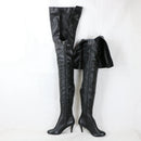 Sorbern 85Cm/125 Long Boots Women High Heels Pointed Toe Fetish Shoes Custom Wide Slim Fit Stilettos Kitten Heeled Shoes