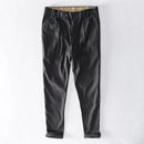 Men casual loose pants for men linen black stretch trousers men