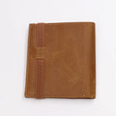 Genuine Leather Wallet For Men Male Short Bifold Small Slim Men's Zipper Coin Pocket