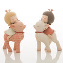 Lucky deer clear sky doll Accessories action figures desk car decoration girl gift birthday art toys artist design
