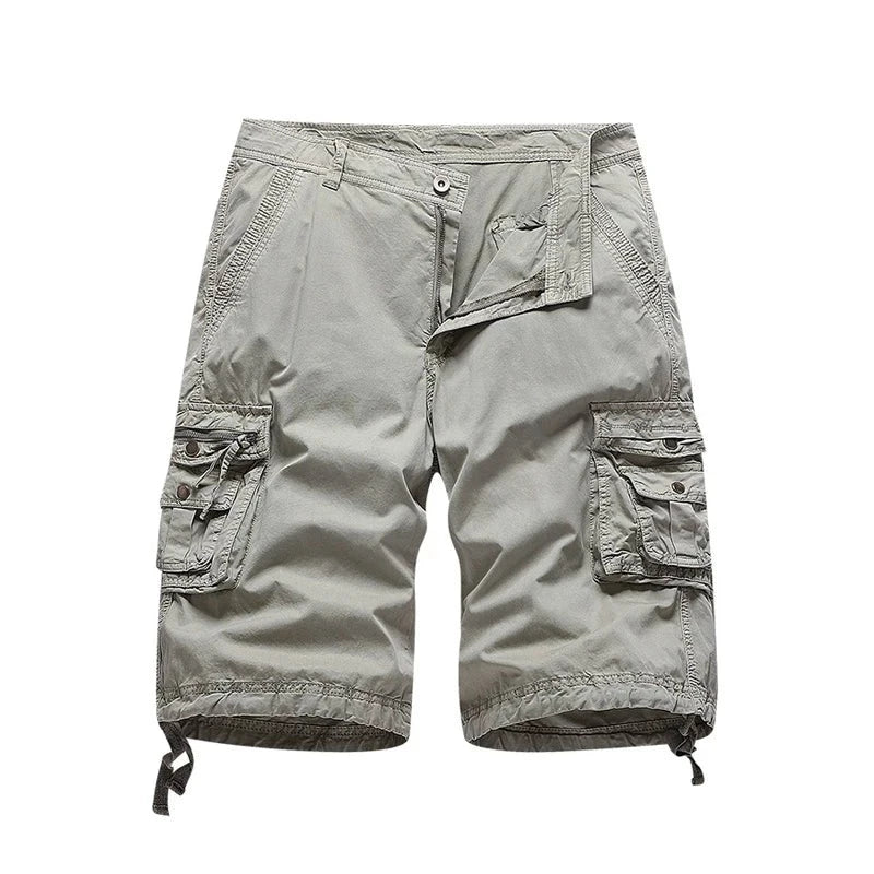 Summer Men's Workwear Shorts Loose Multi-pocket Five-point Pants Casual Pants