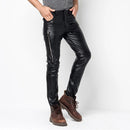 Men's Leather Pants Leather Motorcycle Pants Genuine Autumn And Winter