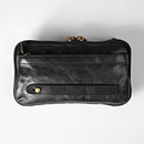 Top quality handmade retro natural vegetable tanned cowhide brass zipper long multi-function large-capacity men's clutch wallet