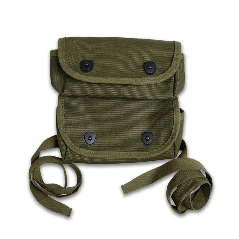 US army pouch combination knapsack two pocket outdoor tool kit bag army green