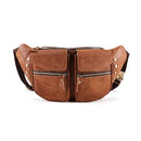 Genuine Leather Men Messenger Bag Casual Crossbody Bag Handbag Male Travel Shoulder Chest Bag