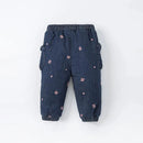 Winter baby girls cartoon padded pants trousers