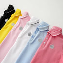 Boys Polo Shirt Kids Short Sleeve Cotton T Shirts with Embroidery Children Summer Outerwear Tops School Sport Clothes