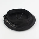 Women Stain Berets Black  Berets with Ring Spring Autumn Hats