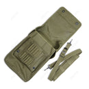 US Map Case Shoulder Bag Canvas Olive Green