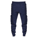 Autumn Cargo Pants Men Casual Pants Slim Legs Outdoor Running with Multiple Pockets Sweatpants