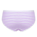 Womens Briefs Panties with Ribbon Bowknot Underpants Navy Style Stripe Middle Waist Cotton Undergarment Underwear