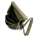 US Map Case Shoulder Bag Canvas Olive Green