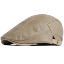 Berets Leather Beret Caps Autumn Winter Hats for Men Flat Cap Male Female Beret Hats