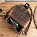 Leather Small Crossbody Bag Casual Men Shoulder Bags Luxury Purse Male Leather